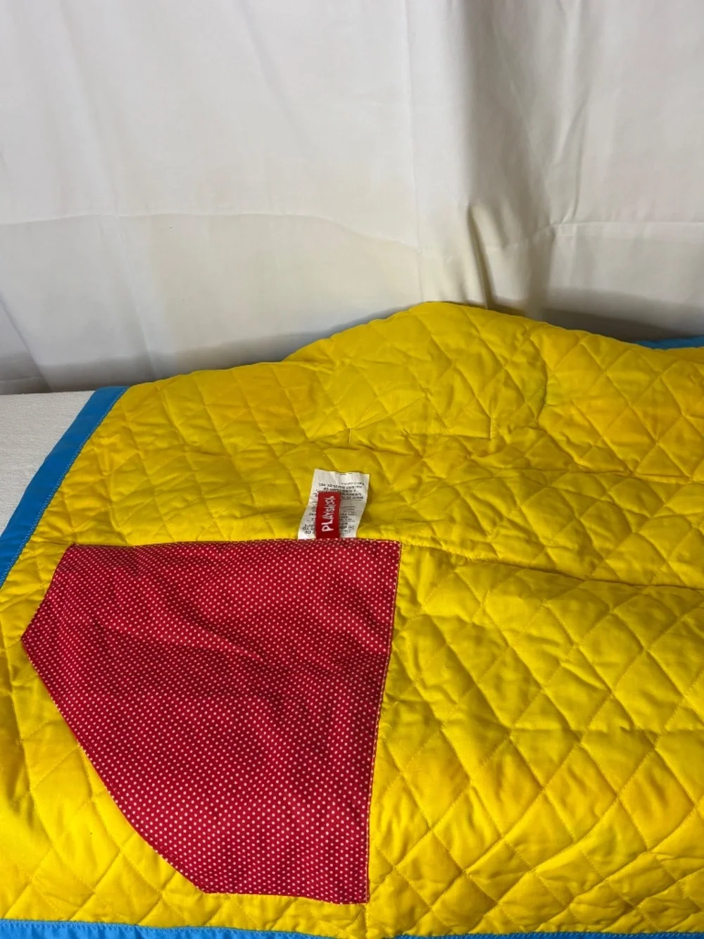 Vintage 1985 Playskool Fold N Go Activity Quilt Mat Baby Toddler Toy 1980s